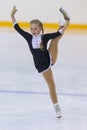 Female Figure Skater from Belarus Elizaveta Pikulik Performs Cubs A Girls Free Skating Program Royalty Free Stock Photo